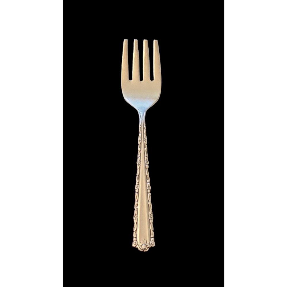 Oneida Deluxe CHERIE Stainless Flatware small fork 4.25"